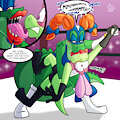 [G] Gator Wrassler's victory kiss by JAMEArts