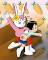 Rabbit Spanking Boy by damntohell0