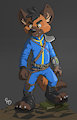 Vault Dweller Hyena by pandapaco