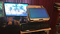 My DIY tablet pc stand for the Ergotron LX HD arm by Whippy