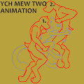 YCH Mew Two fem animation by Yiffox