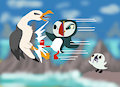 Karate Puffin (by Linkina) by BunPatrol