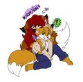 Dram and Mitsy OC (old) by kamperkiller