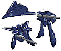 VF-17D Nightmare variable fighter profile by zeiramzero