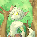 Azila without shirt by galo