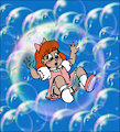 Peggy in the Bubbles by wallarooblacke