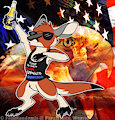 " 'Murica!! FUQ YEAH!!! with Rufus" by FelisRandomis