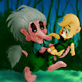 Sunni Gummi meets a Woods Troll by mousetache