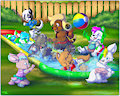 Slip n Slide by Tavi Munk (group picture) by KibaSWolf