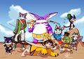 Cat Team by CoshiDragonite
