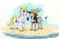 Prince Blueblood and Princess Connie on holiday