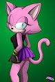 Commission: Cutie Pink Cat by HedgehogLove