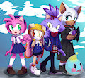 Sonic School Girls by s4lt0r11
