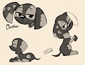 Goth pup by SoulCentinel