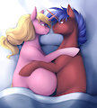 Commission - Scarlett and Starbolt by Bahnbahn