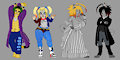 Hollow's Eve 19 Costume Sketches 1 by MotherNoroi