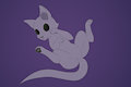 Shiloh the Ghost Cat Clean by dovecoon