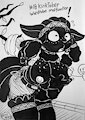2019 Kinktober #18 Wardrobe malfunction by Felino