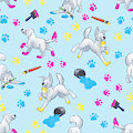 Paint Pups Pattern by SilentRavyn