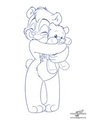 Bear hugs are the bestest hugs! by Teddy