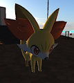 second life fennekin by furryfluffywolf