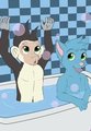baff time with munki by lepkitty