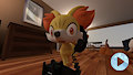[SFM] Fennekin answers the phone. by coolperez8