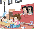Caiden's and Kyle's Family-Human by Toddlercaiden