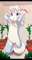 Undressing in the apple garden by Elly