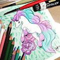Glittery Galarian Ponyta Supplies by Leafy