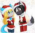 Christmas with Steve and Laguna by clyndemoon