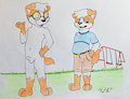 Nude at the park by SilverSimba01