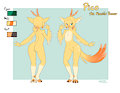 [oc Pico the Phoenix dancer by Potzm