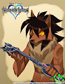 Kingdom Hearts - Korgie Dellpin X Oblivion Keyblade by SilentSid1992