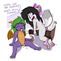 How to feed your dragon loli by Aggie