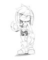 Julia the Echidna (aka Julie-Su) by BlackFlash09