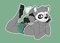 Bandit Chillaxin (kKitten) by CompliantCoon