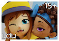 Hat Kid and Bow Kid by SMPTHEHEDGEHOG