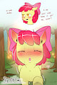Applebloom Kiss by ColdBloodedTwilight