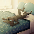Layin naki by DakkaWoof