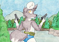 Armed Anthros: Browning Hi Power by Simonov