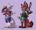 Nick/Judy/Jack/Skye by s1m