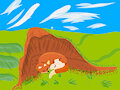 Sleepy fox and rabbit by Danygut