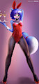 Krystal Bunnygirl -Safe- by vtal