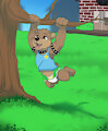 Small Bear at Play by Carey