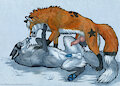 Foxy dominance by bluepawz