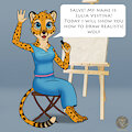 How to draw realistic wolf by Vestina