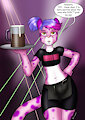 Commission: Working at the Club by Danaume