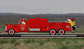 Fire Truck on way to Car Accident