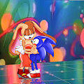 Vanilla and Sonic date Snuggles Dance by ClassicSatAmSonic